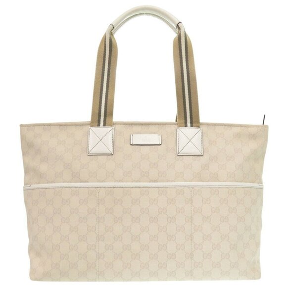 GUCCI Ivory Tote Bag - Picture 1 of 9